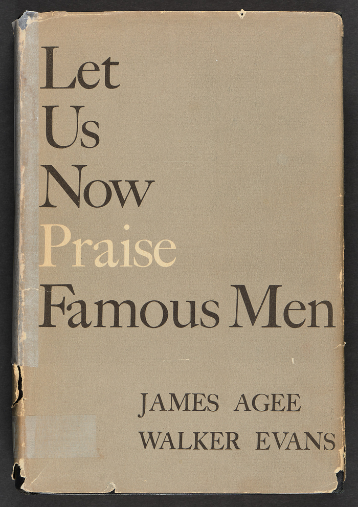 Walker Evans, Let Us Now Praise Famous Men