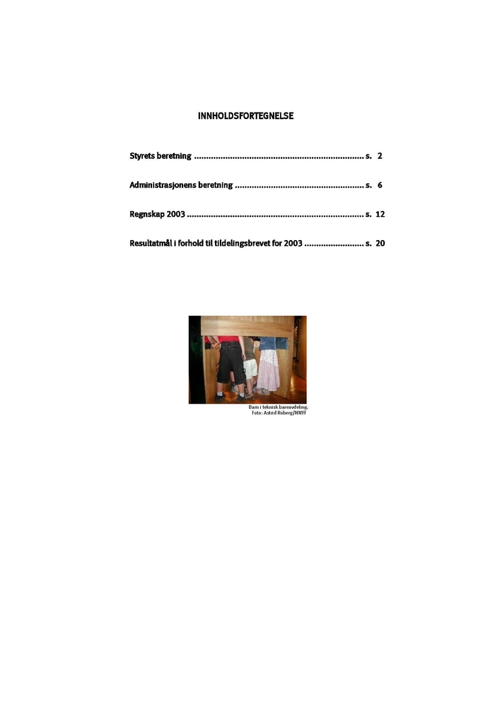 Årsrapport 2003
