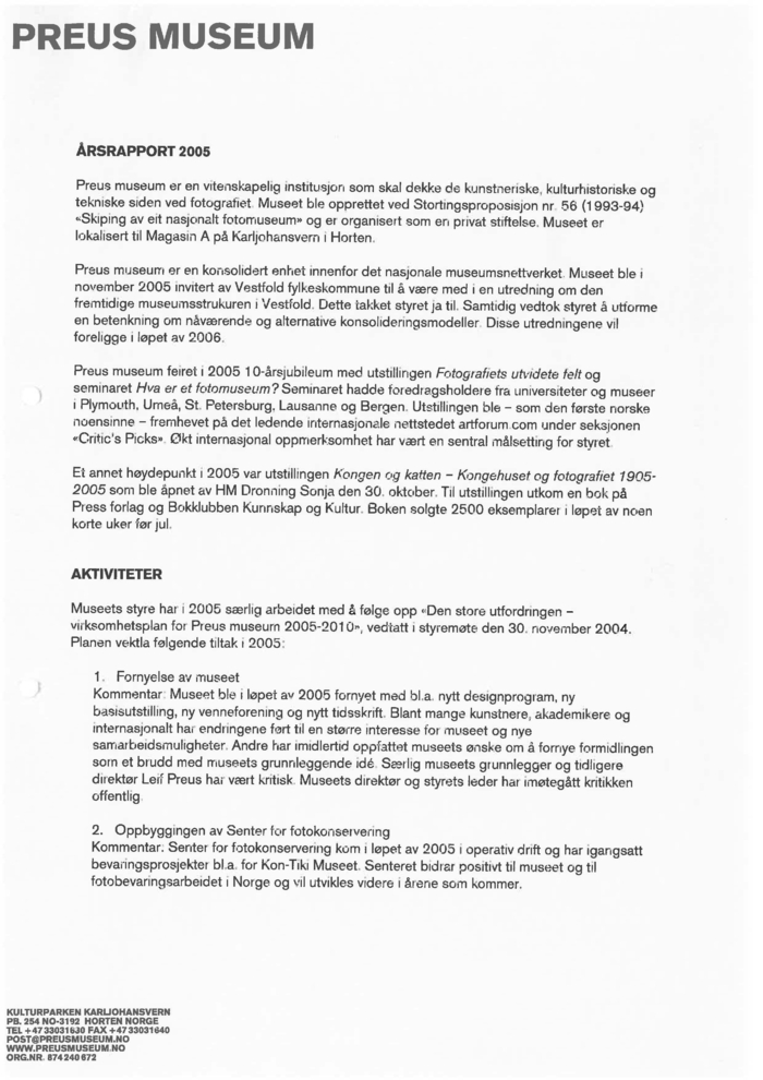 Årsrapport 2005