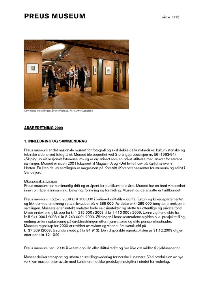 Årsrapport 2009
