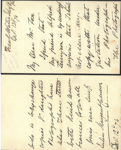 Camerons brev 1