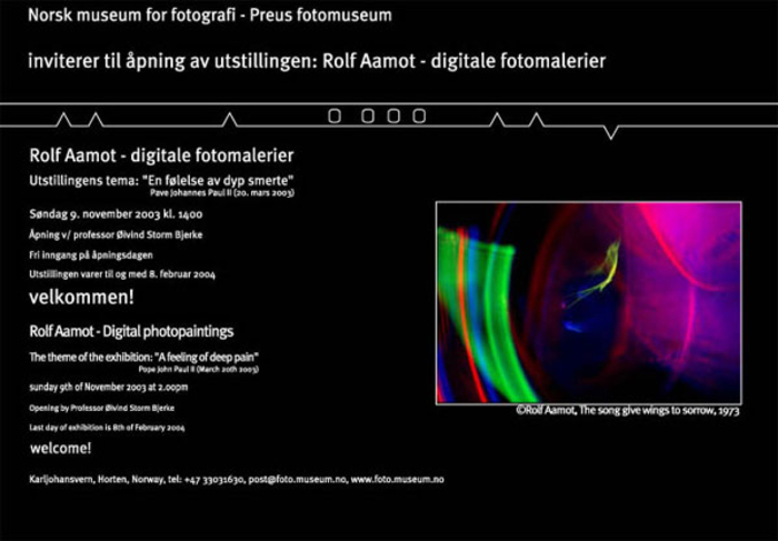 Rolf Aamot - digitale fotomalerier