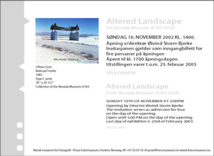 The Altered Landscape