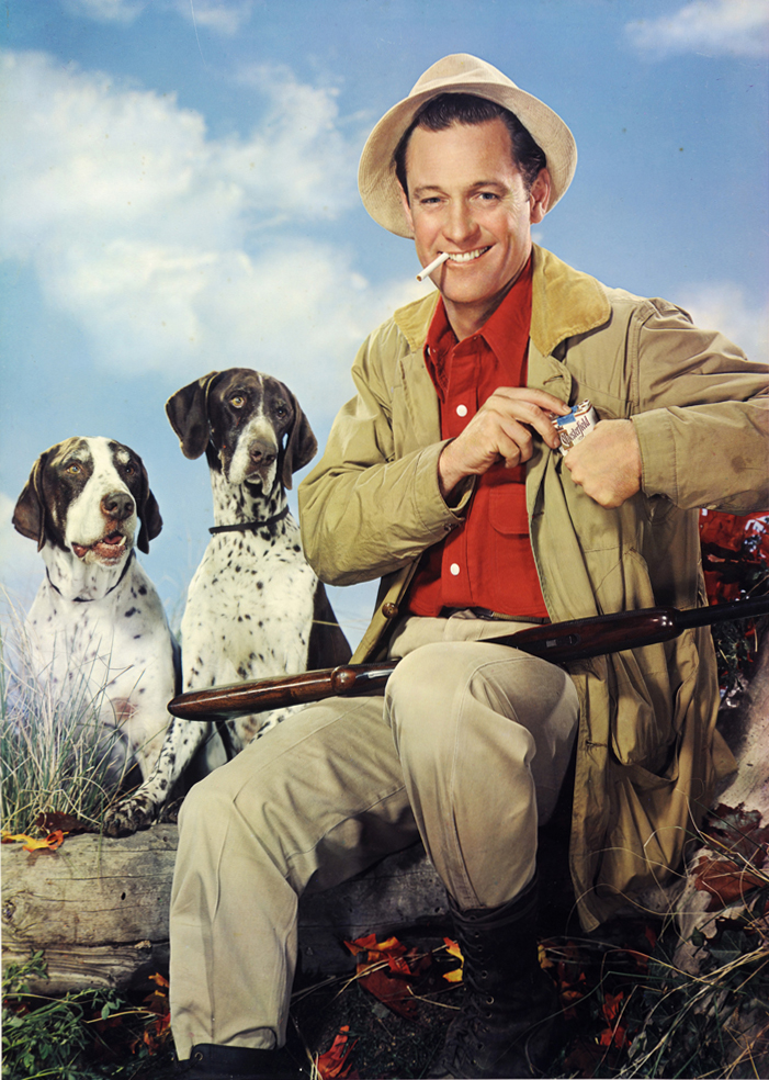 Paul Hesse, Advertising photo for Chesterfield cigarettes, ca 1950 - 1960. Property of Preus museum collection.