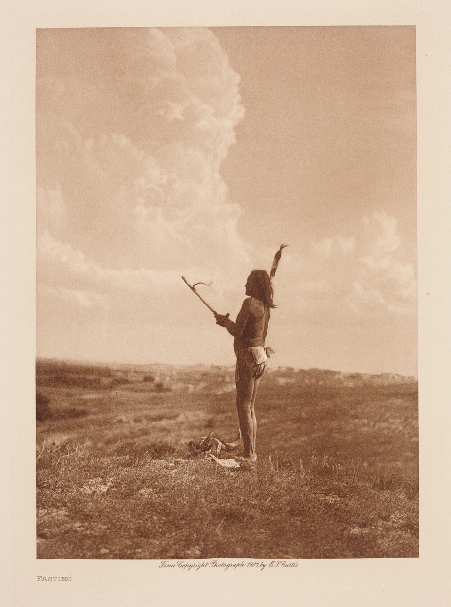 Edward Sheriff Curtis, Fasting, 1907. Tilhører Preus museums samling