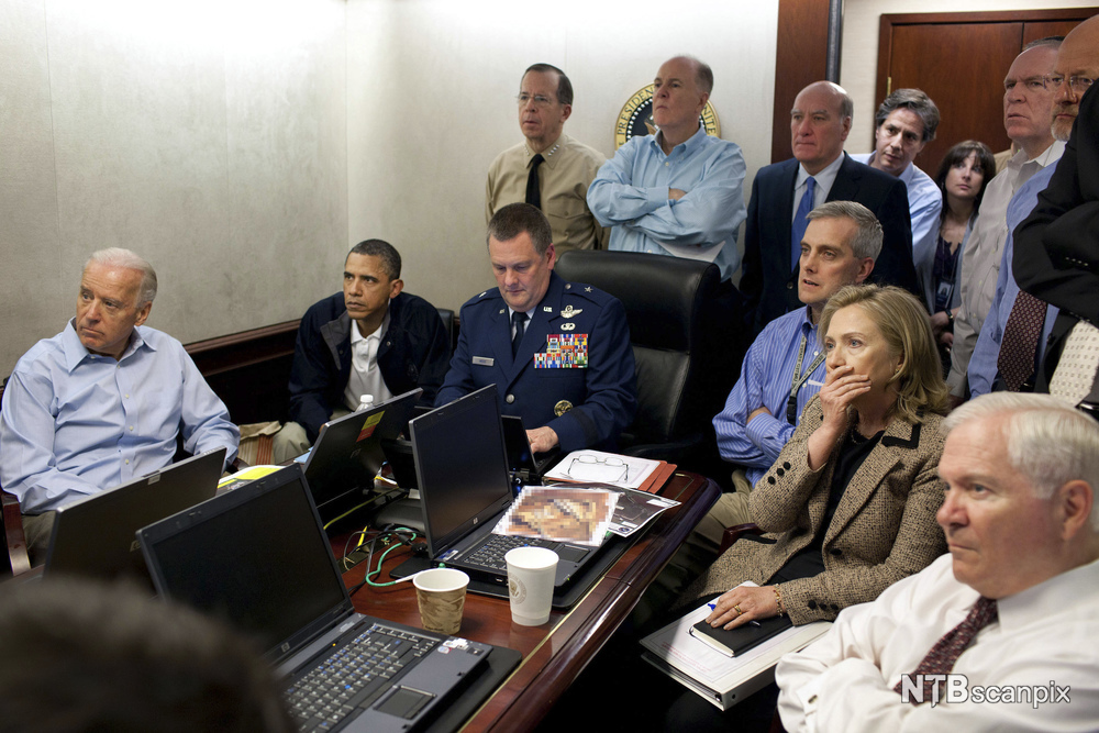 © Pete Souza (1954-), The Situation Room, 1. mai 2011. Reuters / NTB Scanpix